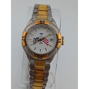 Women In Military Service Memorial Watch Two Tone Band by Croton- New Battery